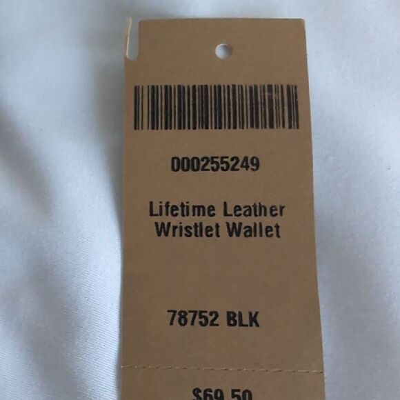 Duluth Trading -Lifetime Leather 🖤 Black Wristlet Wallet - Picture 4 of 13